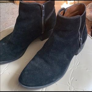 Lucky Brand suede ankle boots